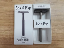 Lataa kuva Galleria-katseluun, Eco&amp;Pop safety razor, Musta
